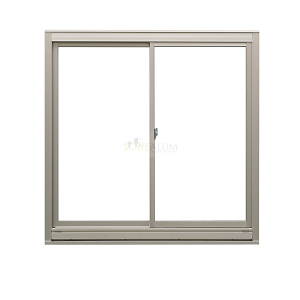 Ventana De Aluminio Corredera De Dos Hojas